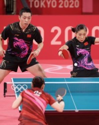 v站-许昕/刘诗雯苦战七局 无缘奥运史上首枚混双金牌